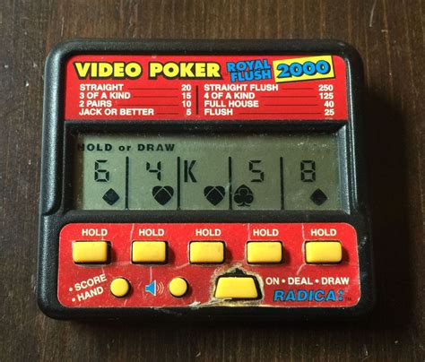 handheld video poker.